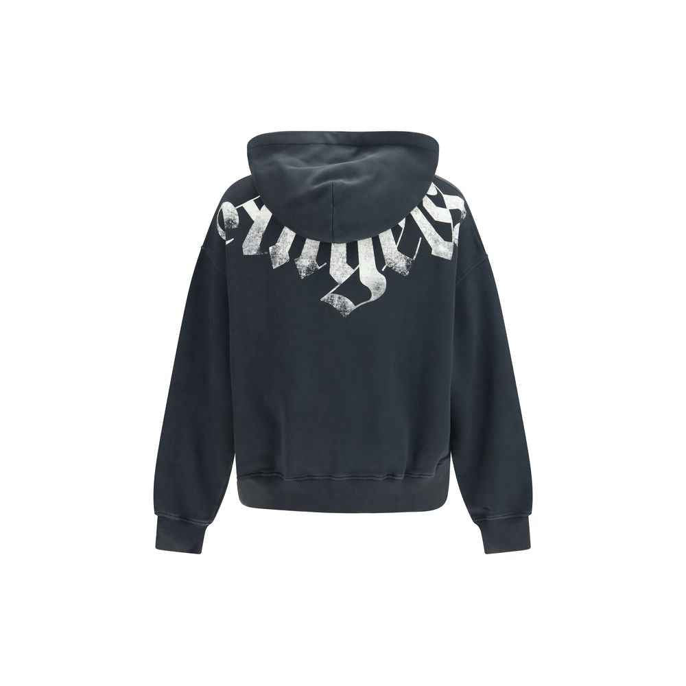 Black Cotton Sweatshirt