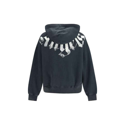 Black Cotton Sweatshirt
