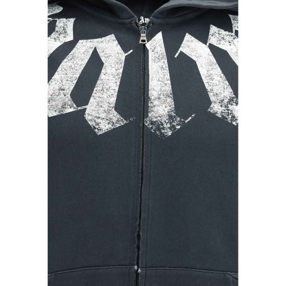 Black Cotton Sweatshirt