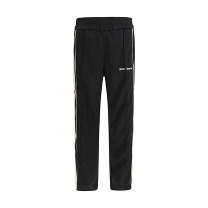 Black Polyester Joggers (Workout Pants)