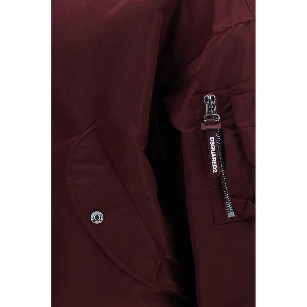 Bordeaux Nylon Bomber