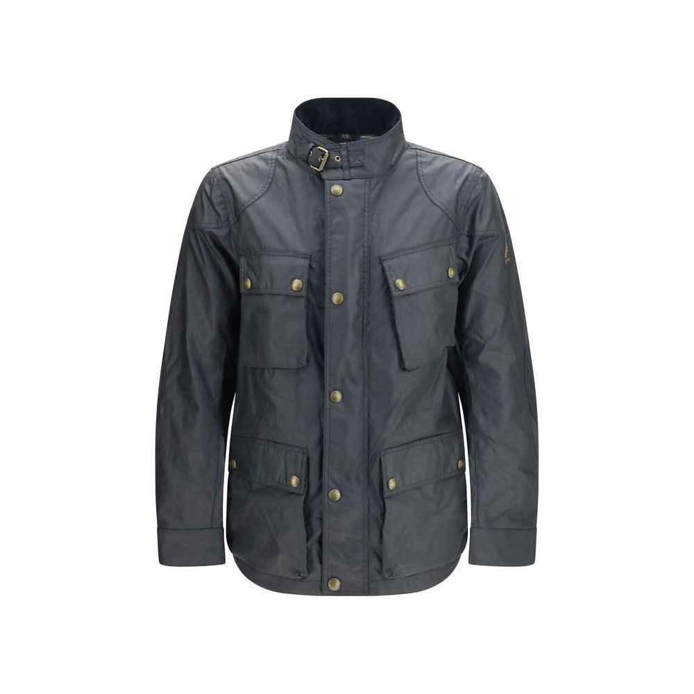 Blue Cotton Shell Jacket