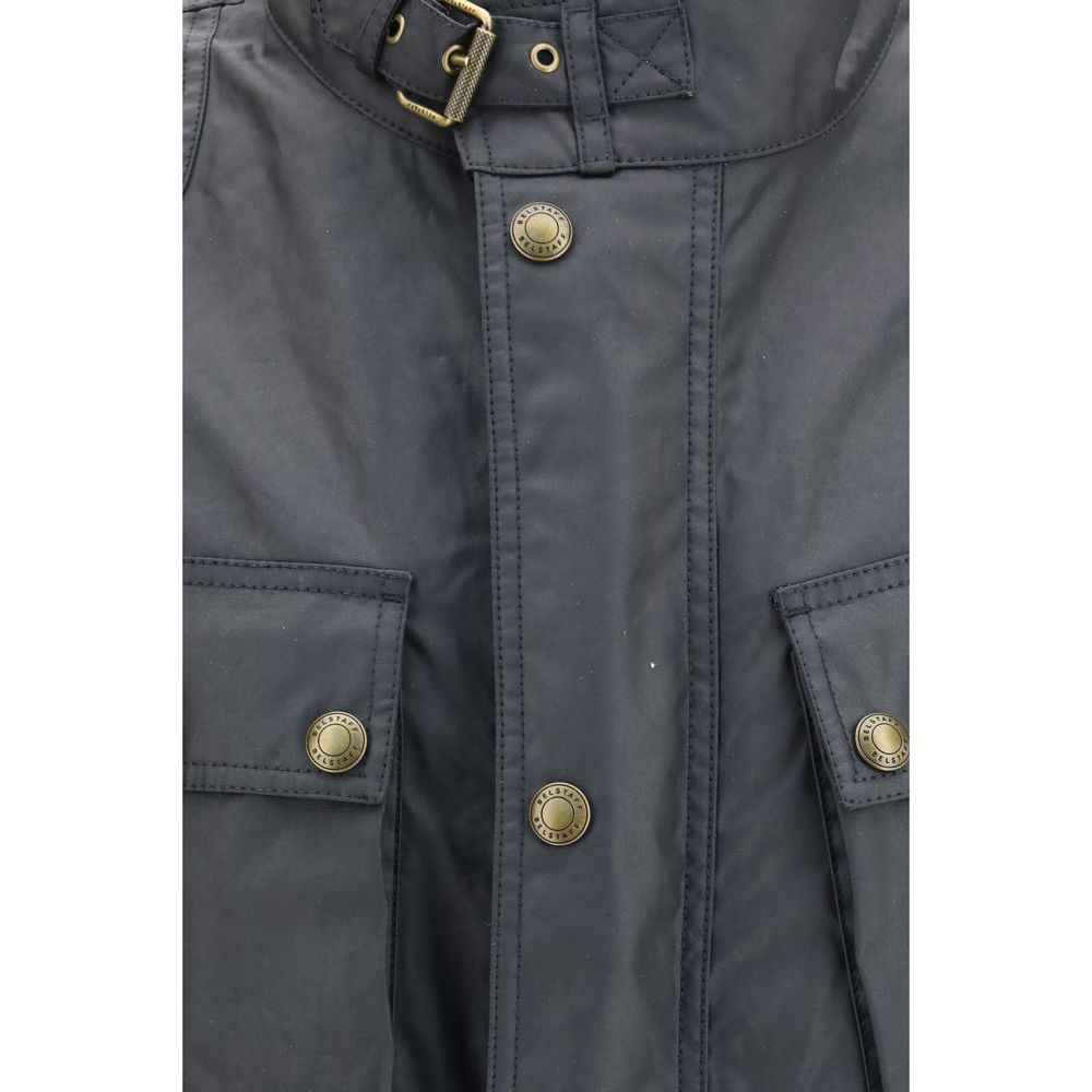 Blue Cotton Shell Jacket
