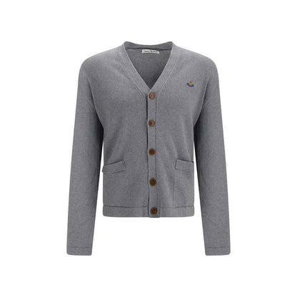 Gray Cotton Cardigan