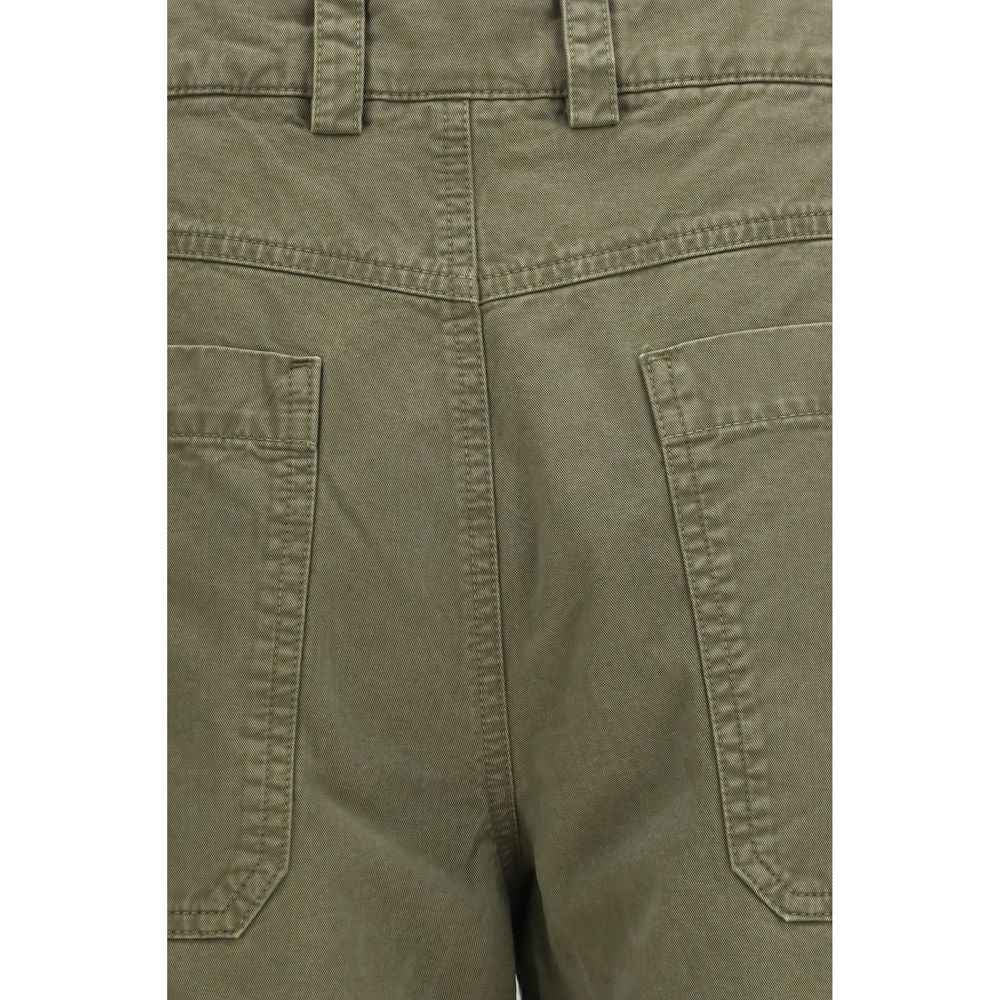 Bicolor Cotton Casual Pants