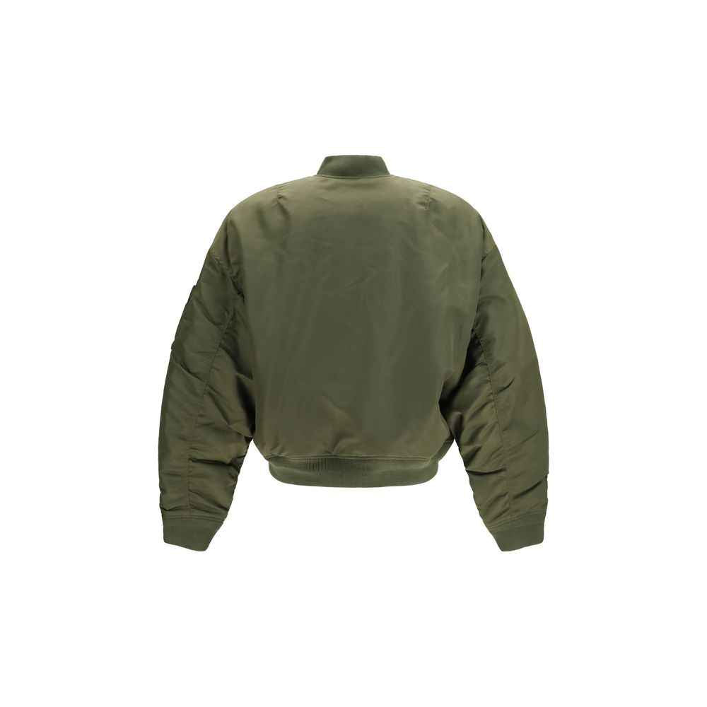 Bicolor Nylon Bomber