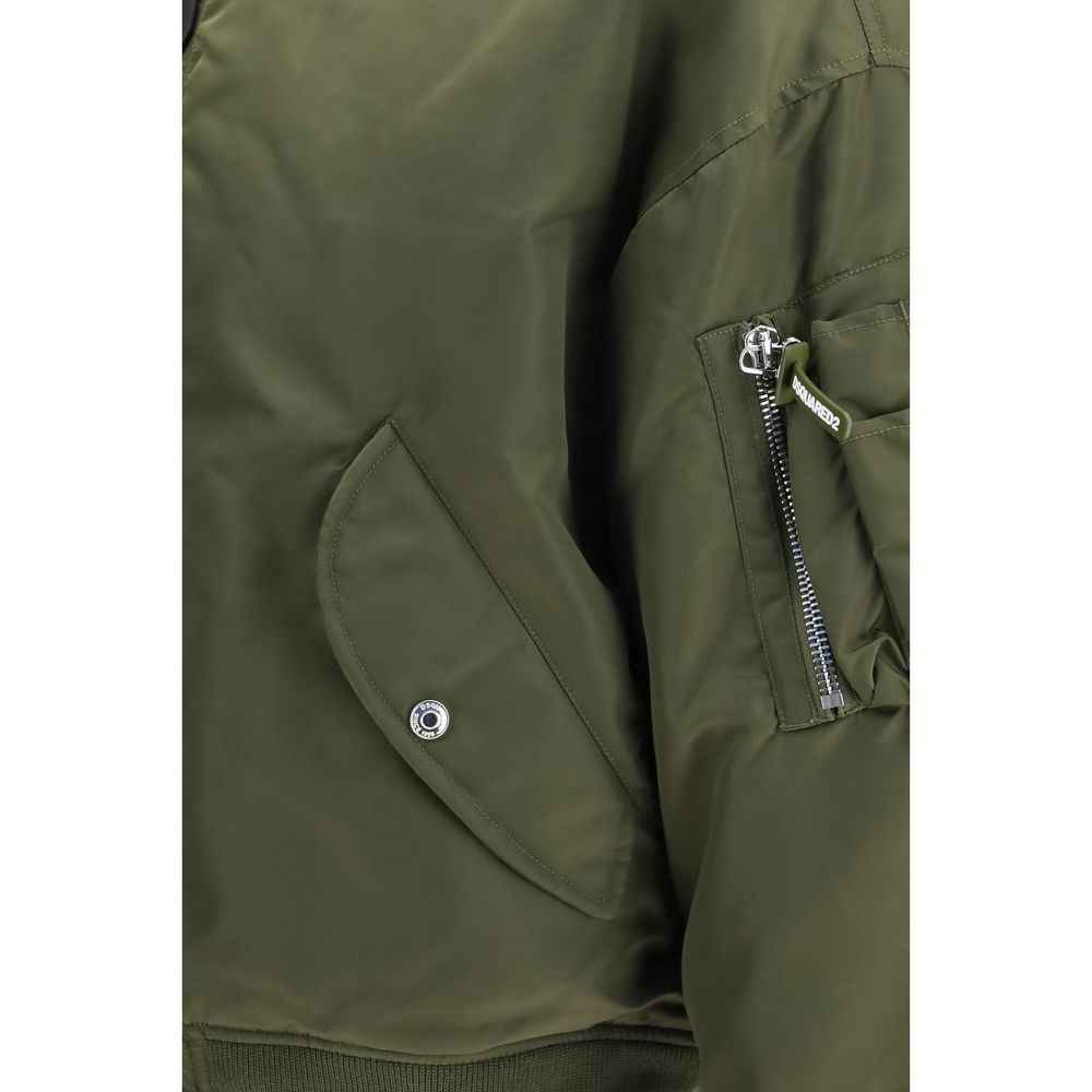 Bicolor Nylon Bomber