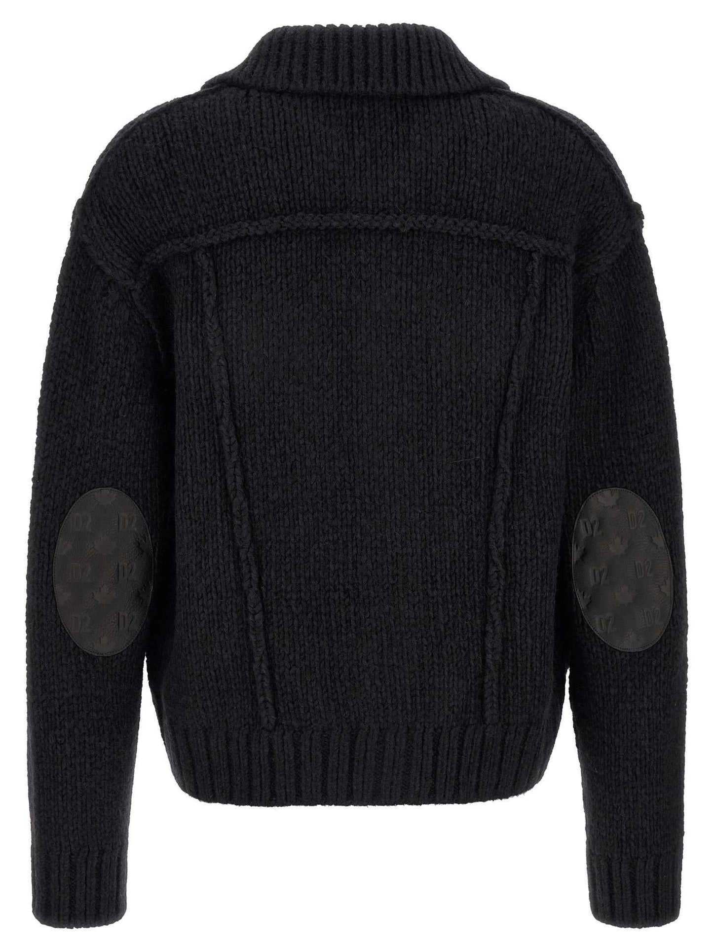 Blue Marabou Cardigan