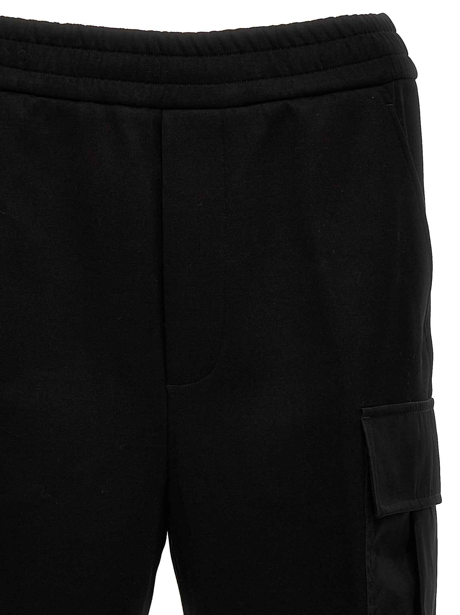 Black Cotton Joggers (Workout Pants)