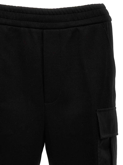 Black Cotton Joggers (Workout Pants)