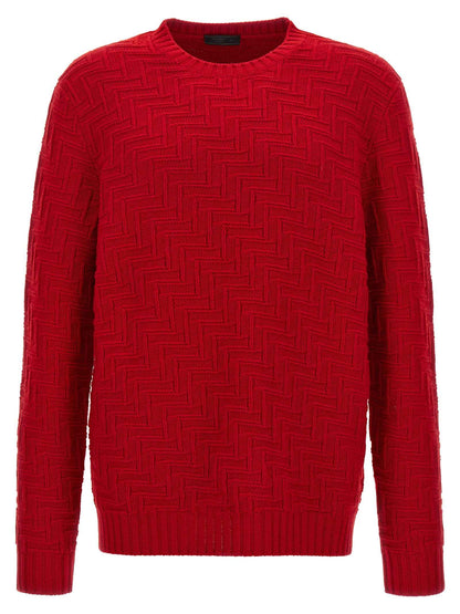 Multicolor Virgin Wool Cardigan