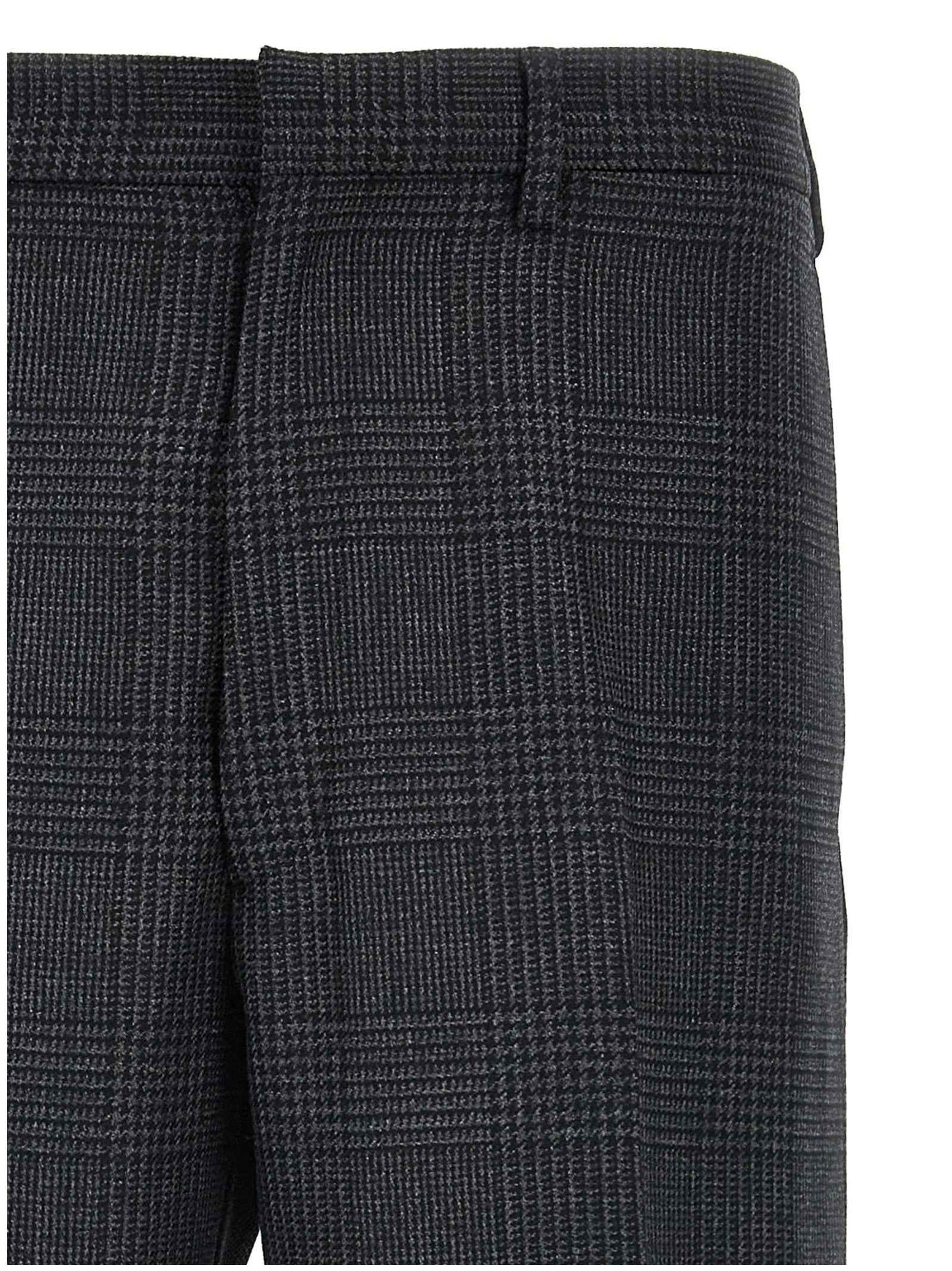 Gray Virgin Wool Dress Pants