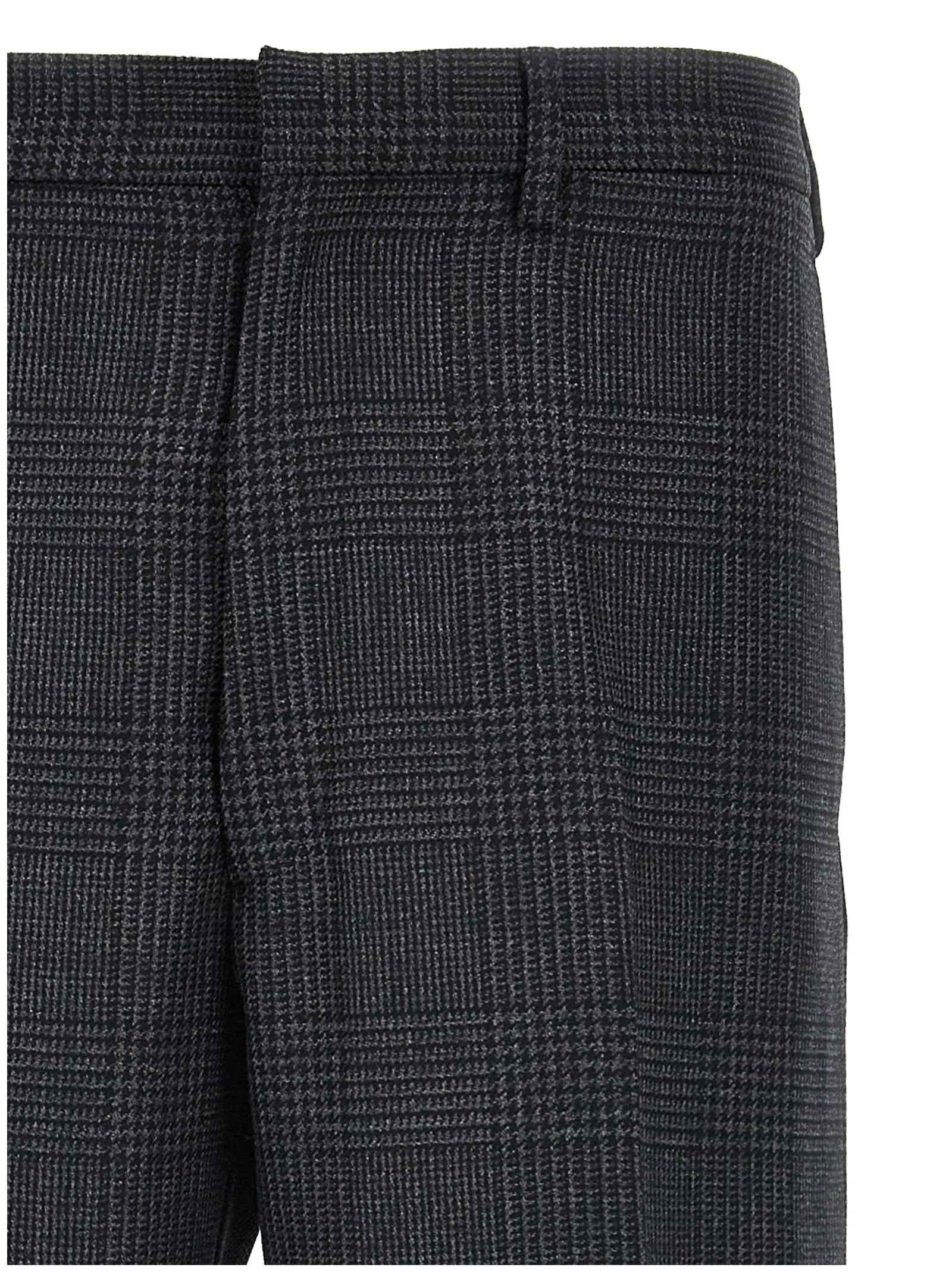 Gray Virgin Wool Dress Pants