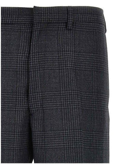 Gray Virgin Wool Dress Pants