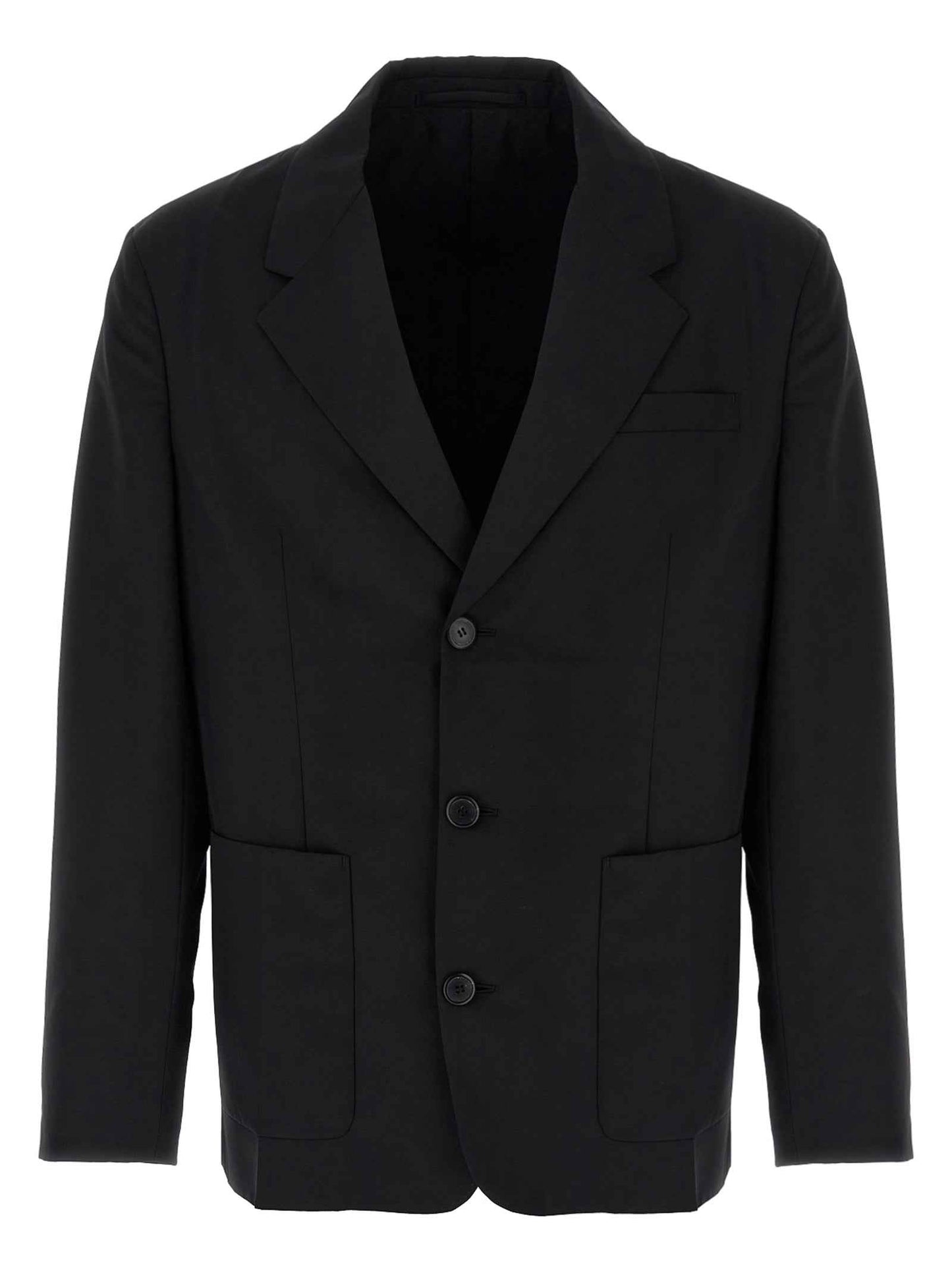 Black Virgin Wool Blazer