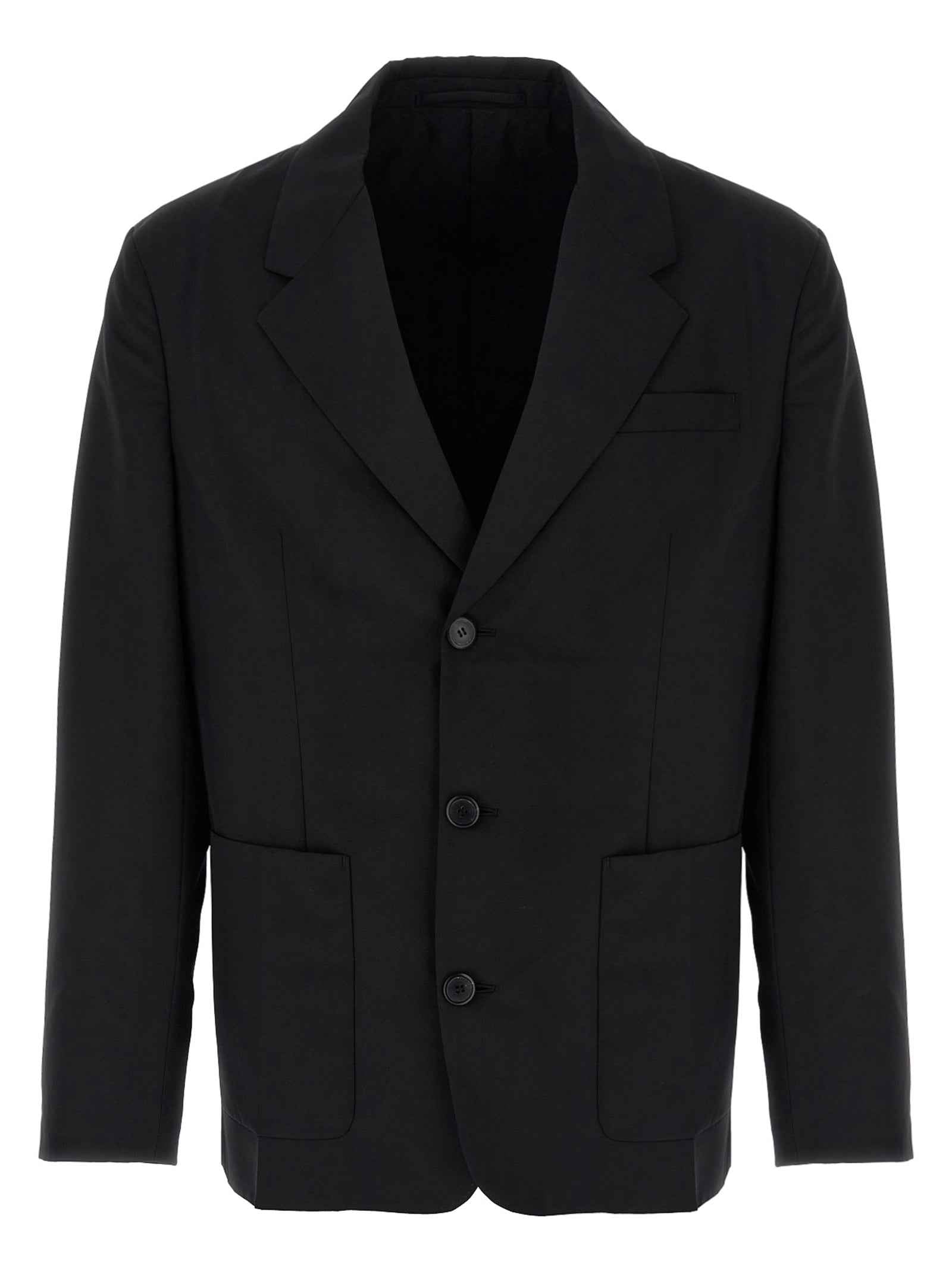 Black Virgin Wool Blazer