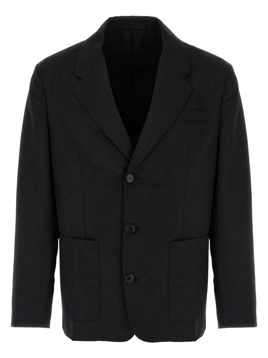 Black Virgin Wool Blazer