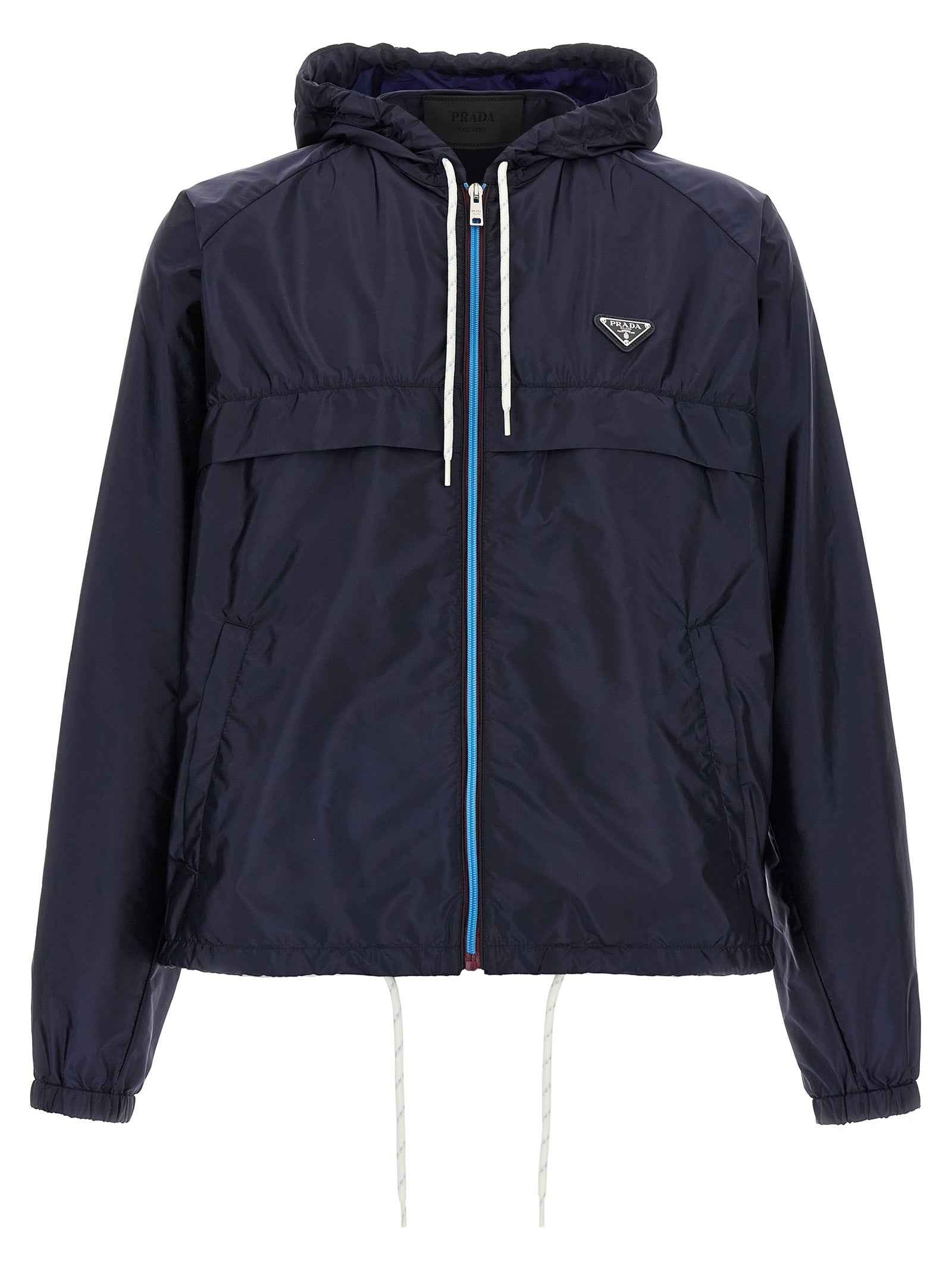Blue Recycled Polyamide Jacket
