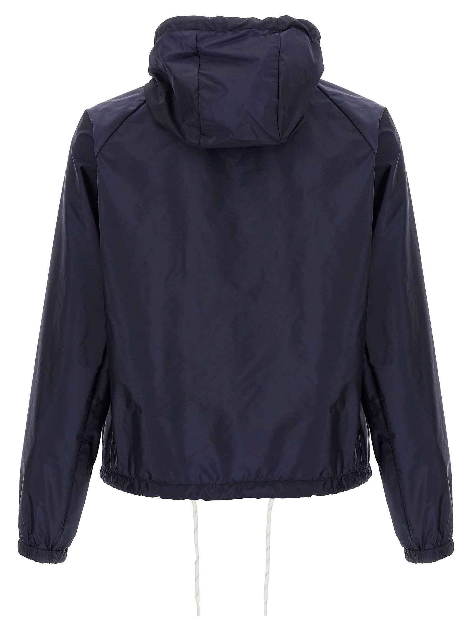 Blue Recycled Polyamide Jacket