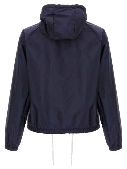 Blue Recycled Polyamide Jacket