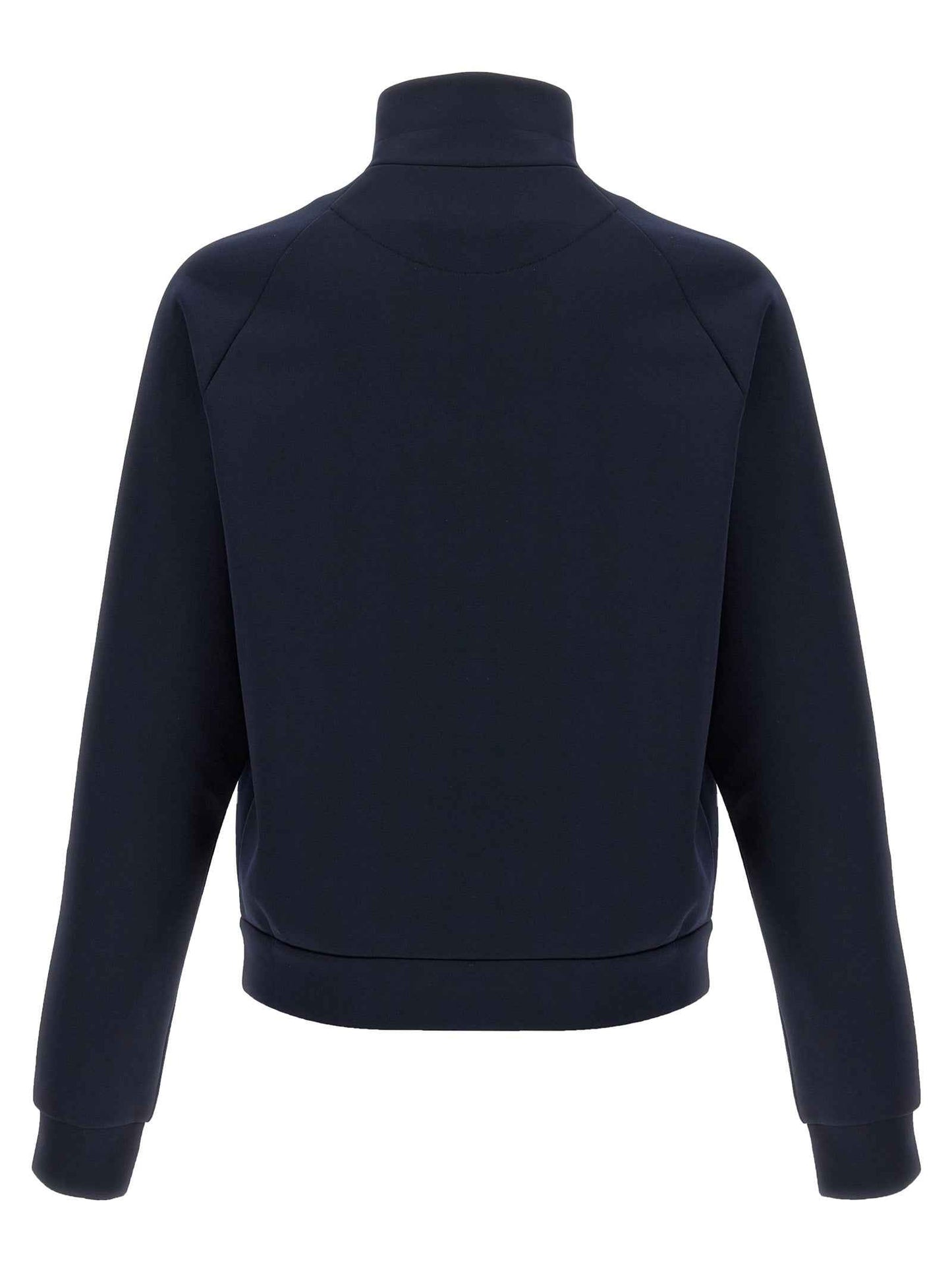 Blue Polyester Sweatshirt