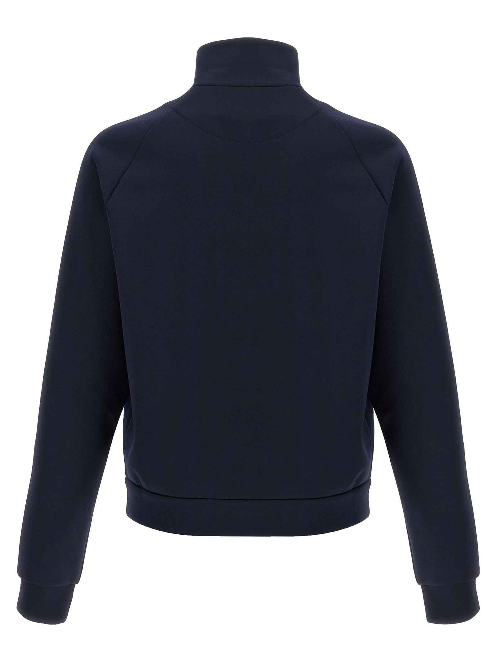 Blue Polyester Sweatshirt