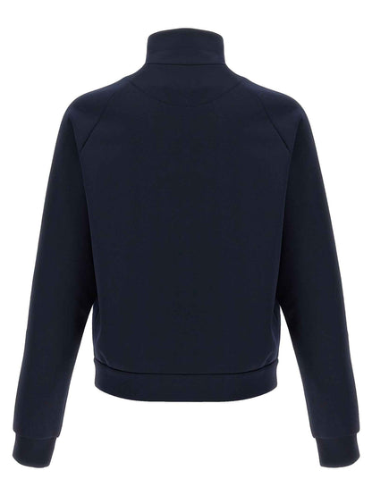 Blue Polyester Sweatshirt