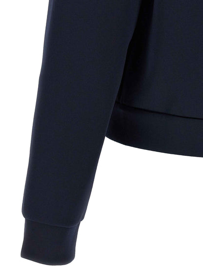 Blue Polyester Sweatshirt