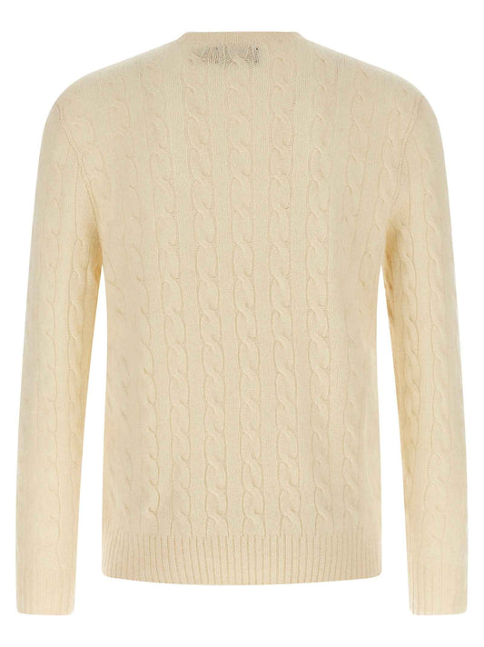 White Wool Cardigan
