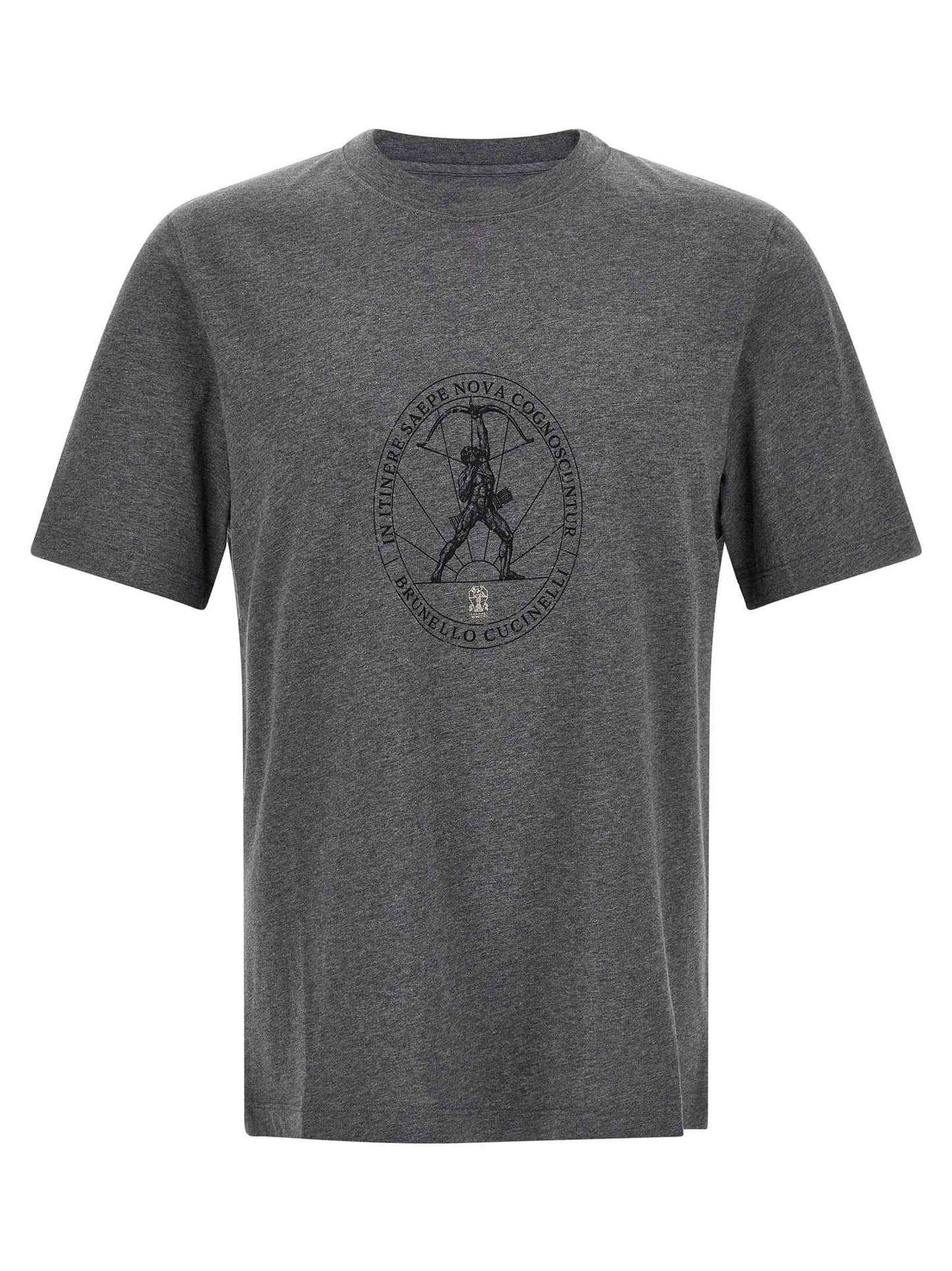 Gray Cotton T-Shirt