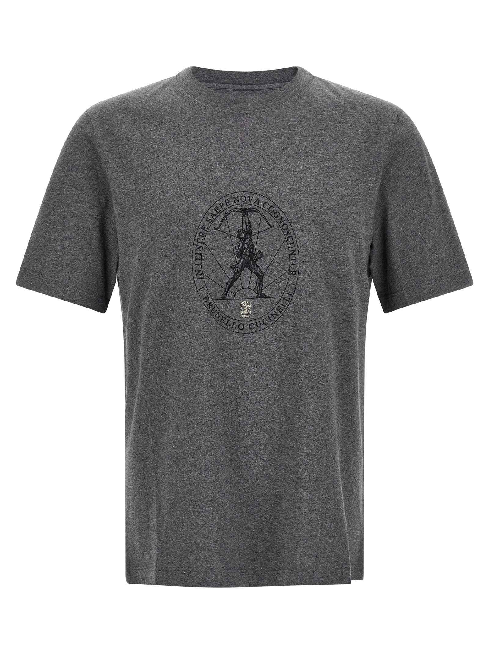 Gray Cotton T-Shirt