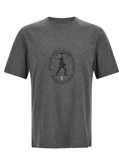 Gray Cotton T-Shirt
