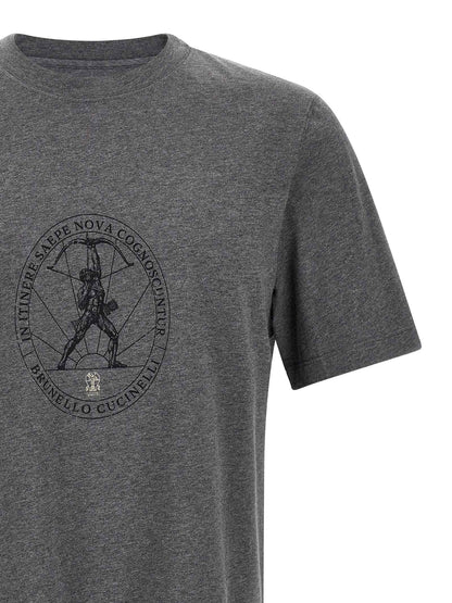 Gray Cotton T-Shirt