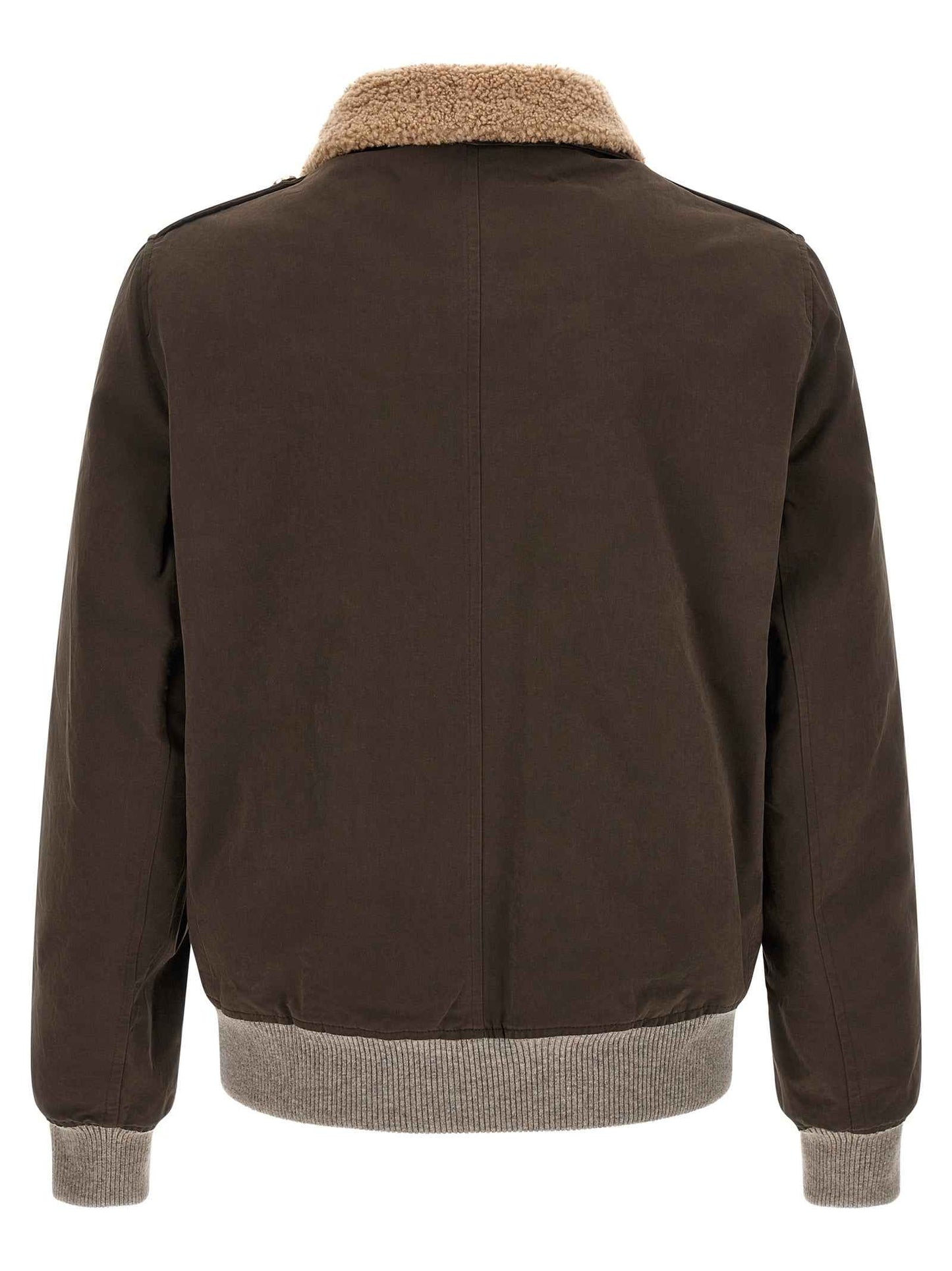 Brown Cotton Bomber