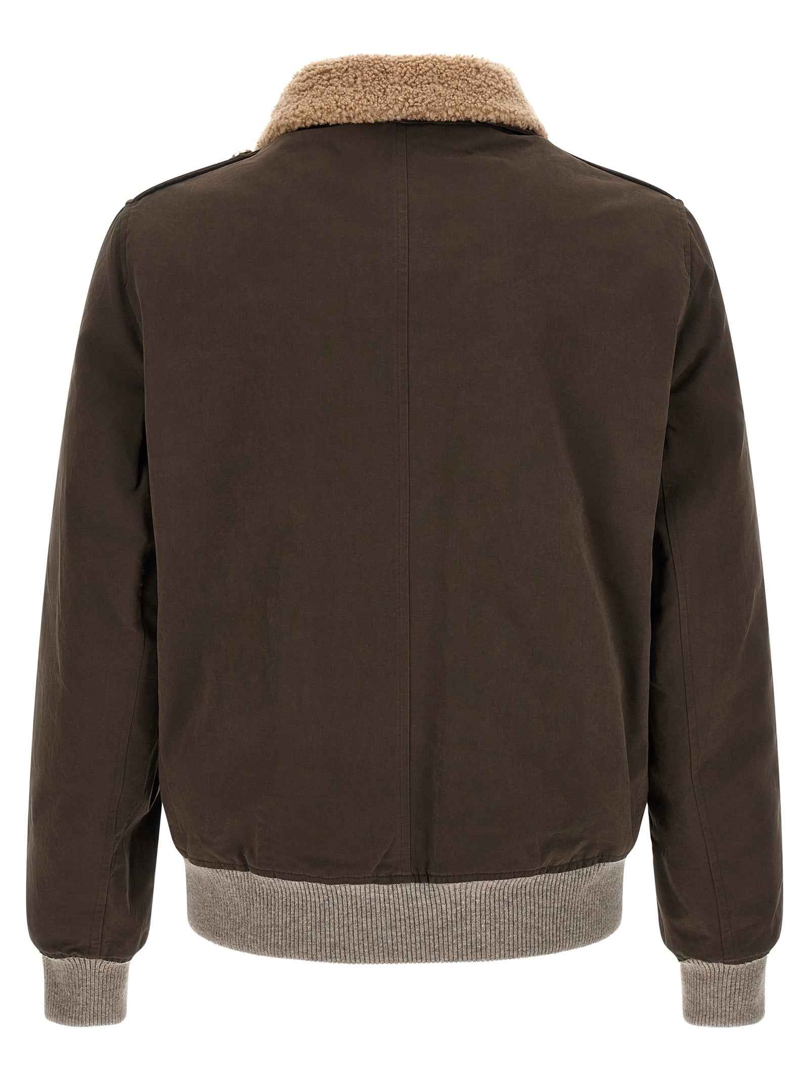 Brown Cotton Bomber