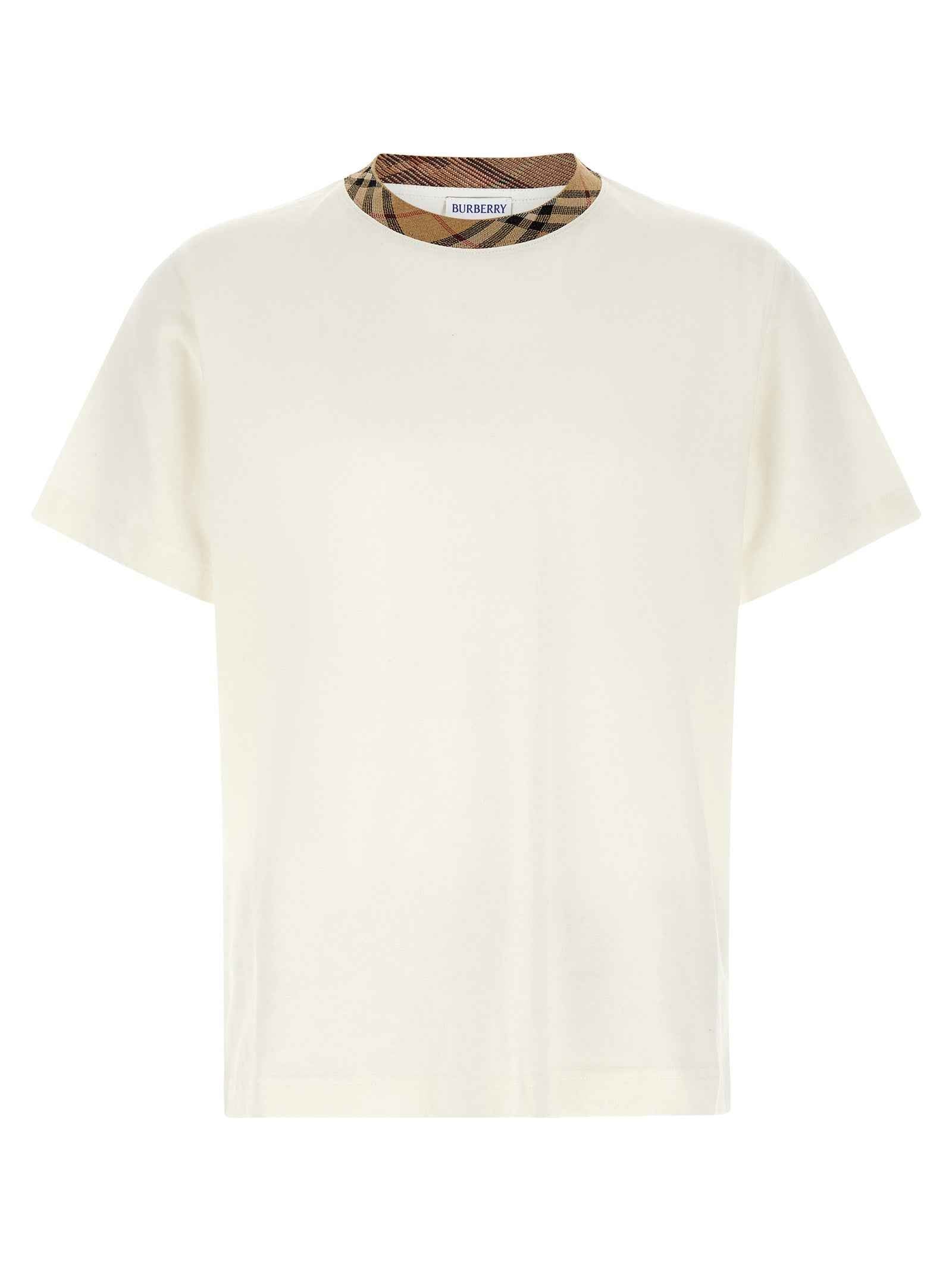 Beige Cotton T-Shirt