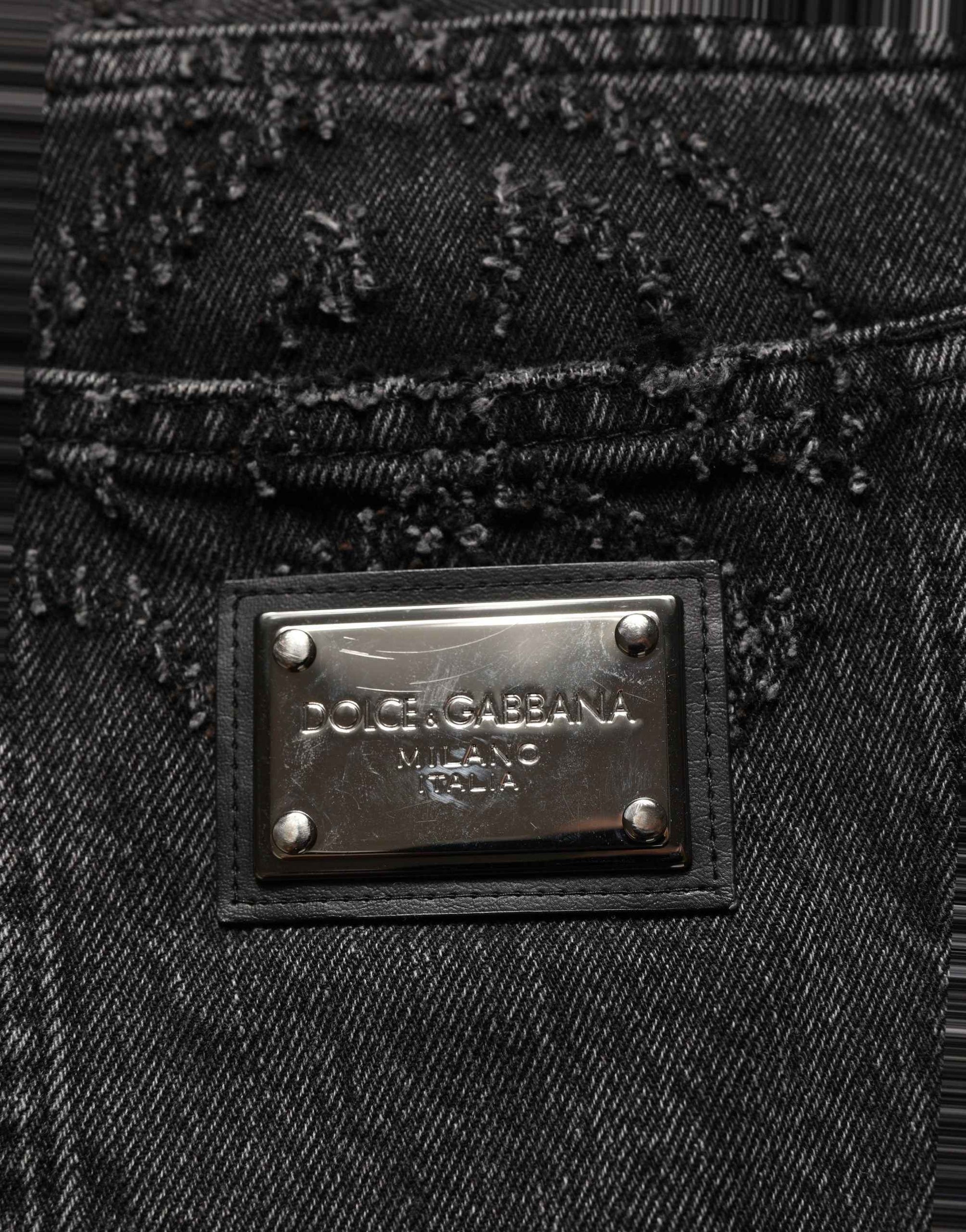 Dark Gray Cotton WideLeg Oversize Denim Jeans