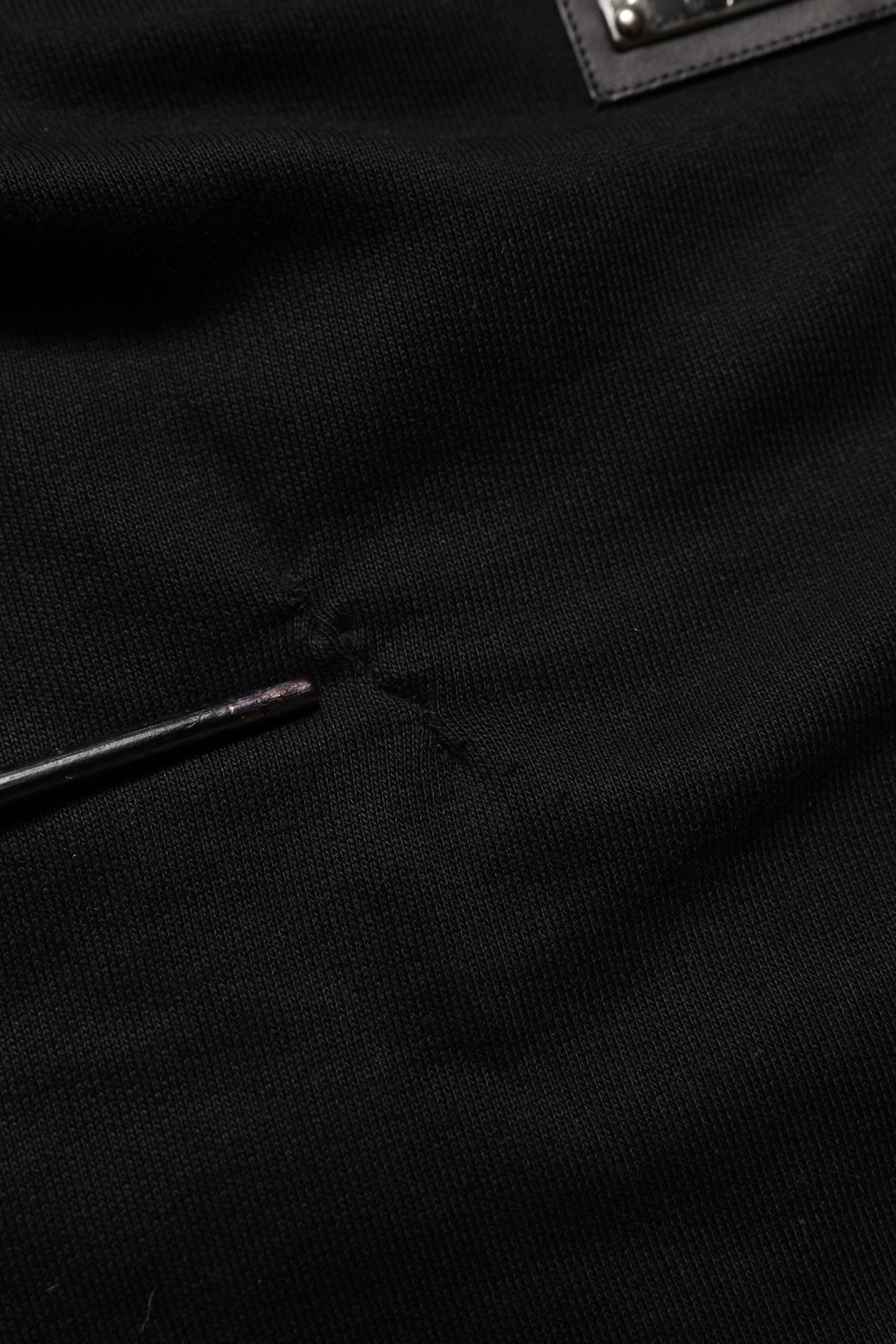 Black Cotton Logo Jogger Men Sweatpants Pants