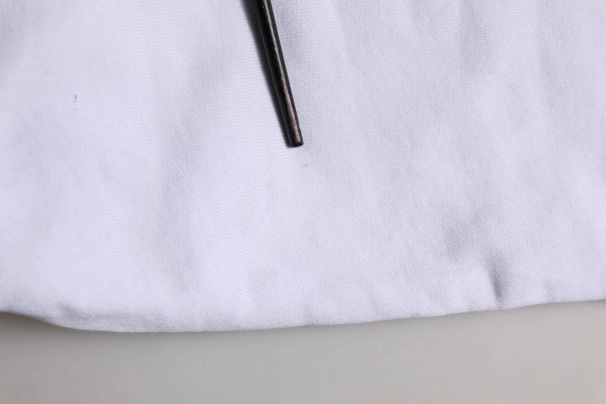 White Cotton Drawstring Jogger Trouser Pants