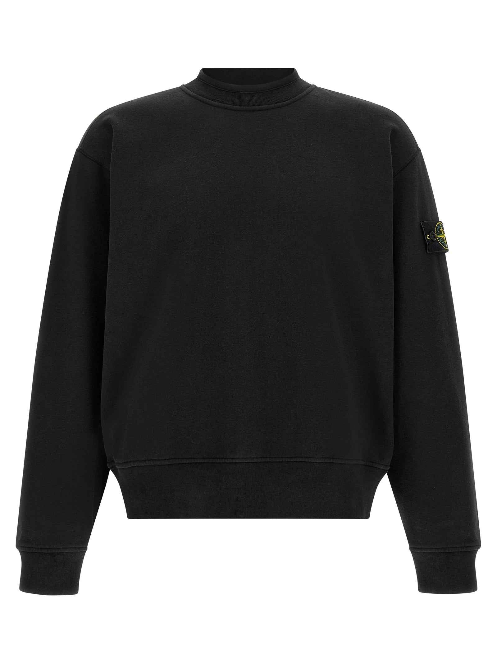 Black Cotton Sweatshirt