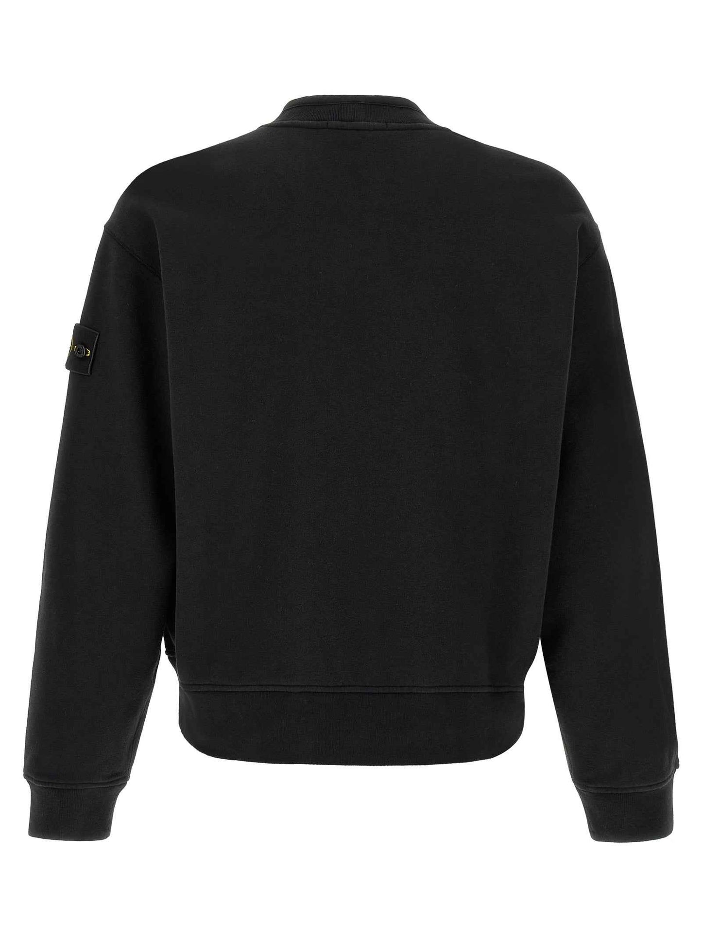 Black Cotton Sweatshirt