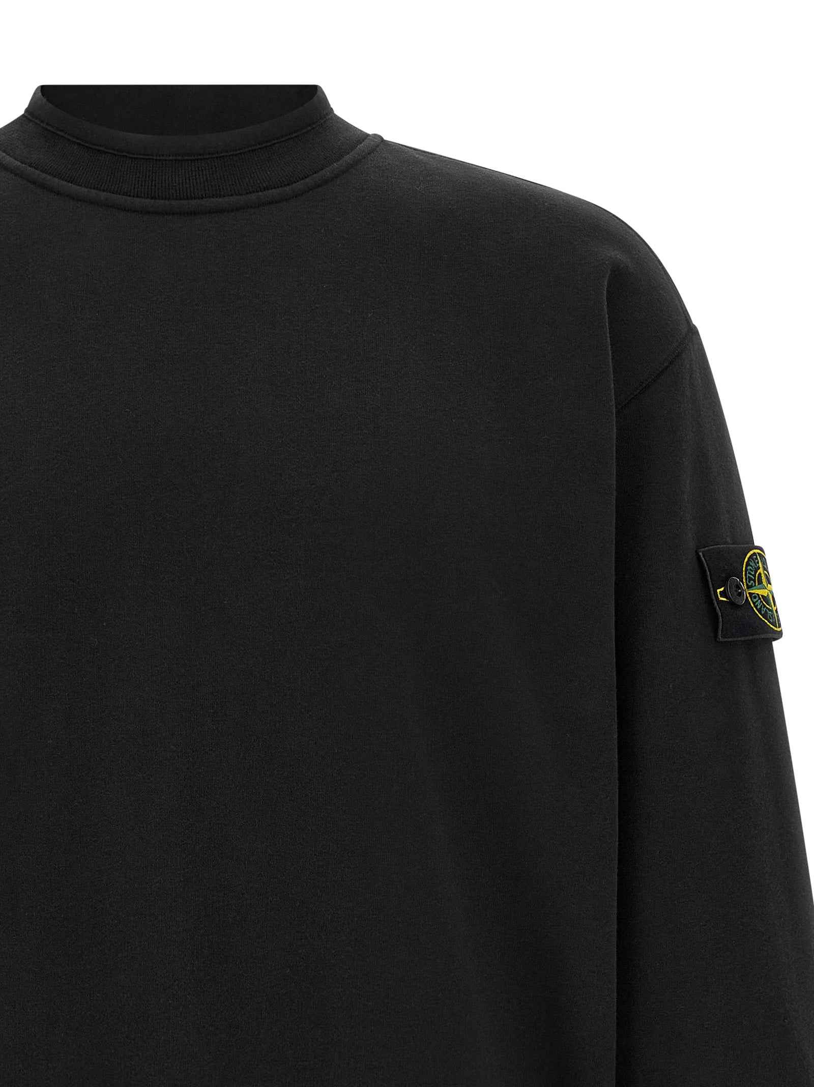 Black Cotton Sweatshirt