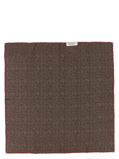 Brown Silk Scarf