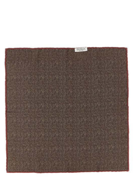 Brown Silk Scarf