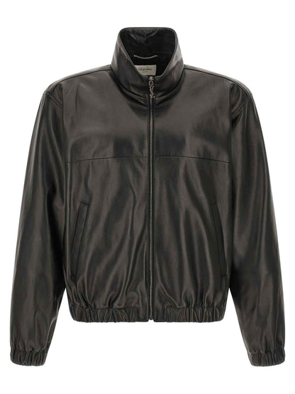 Black Lamb Leather Leather Jacket