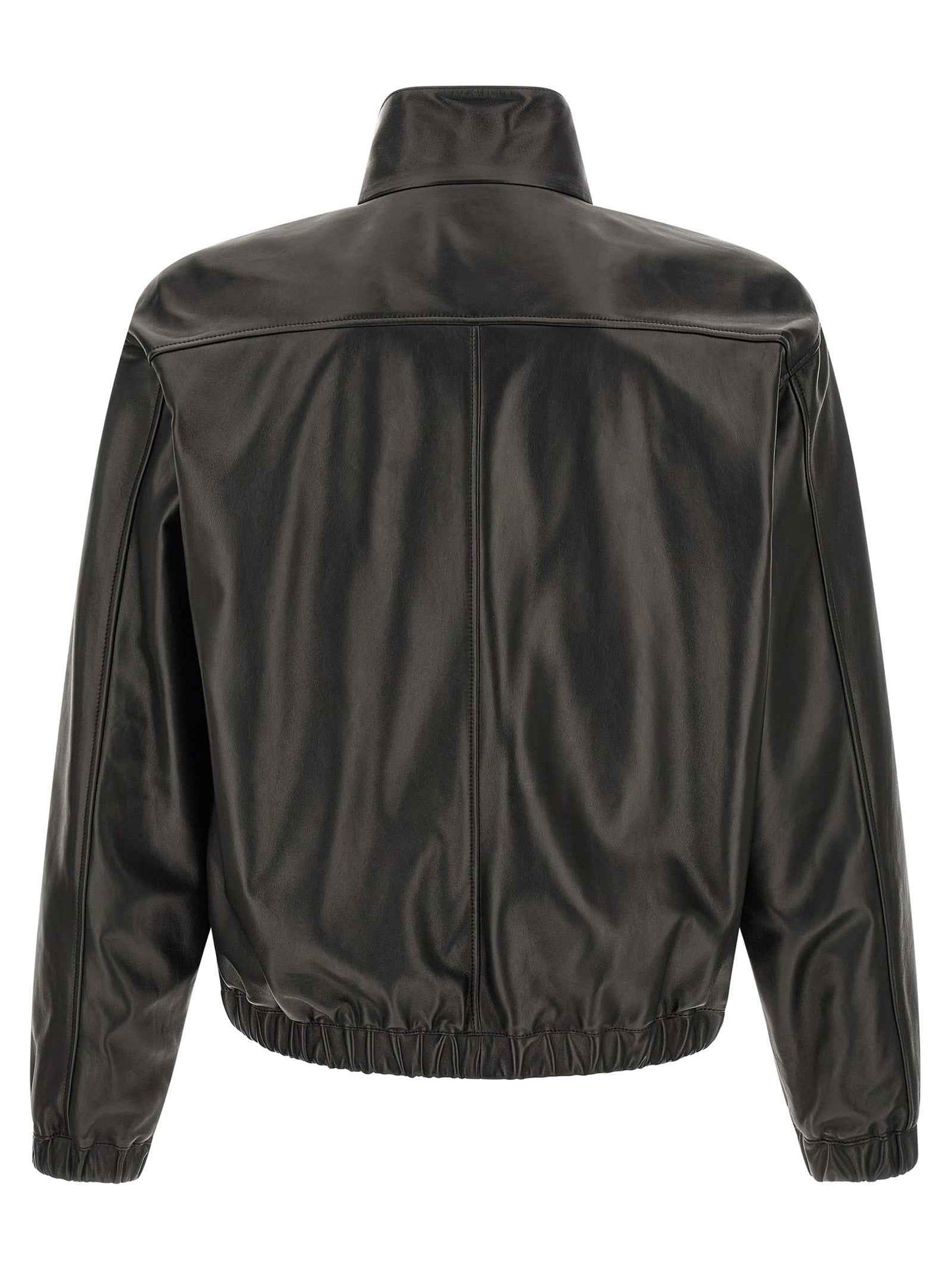 Black Lamb Leather Leather Jacket