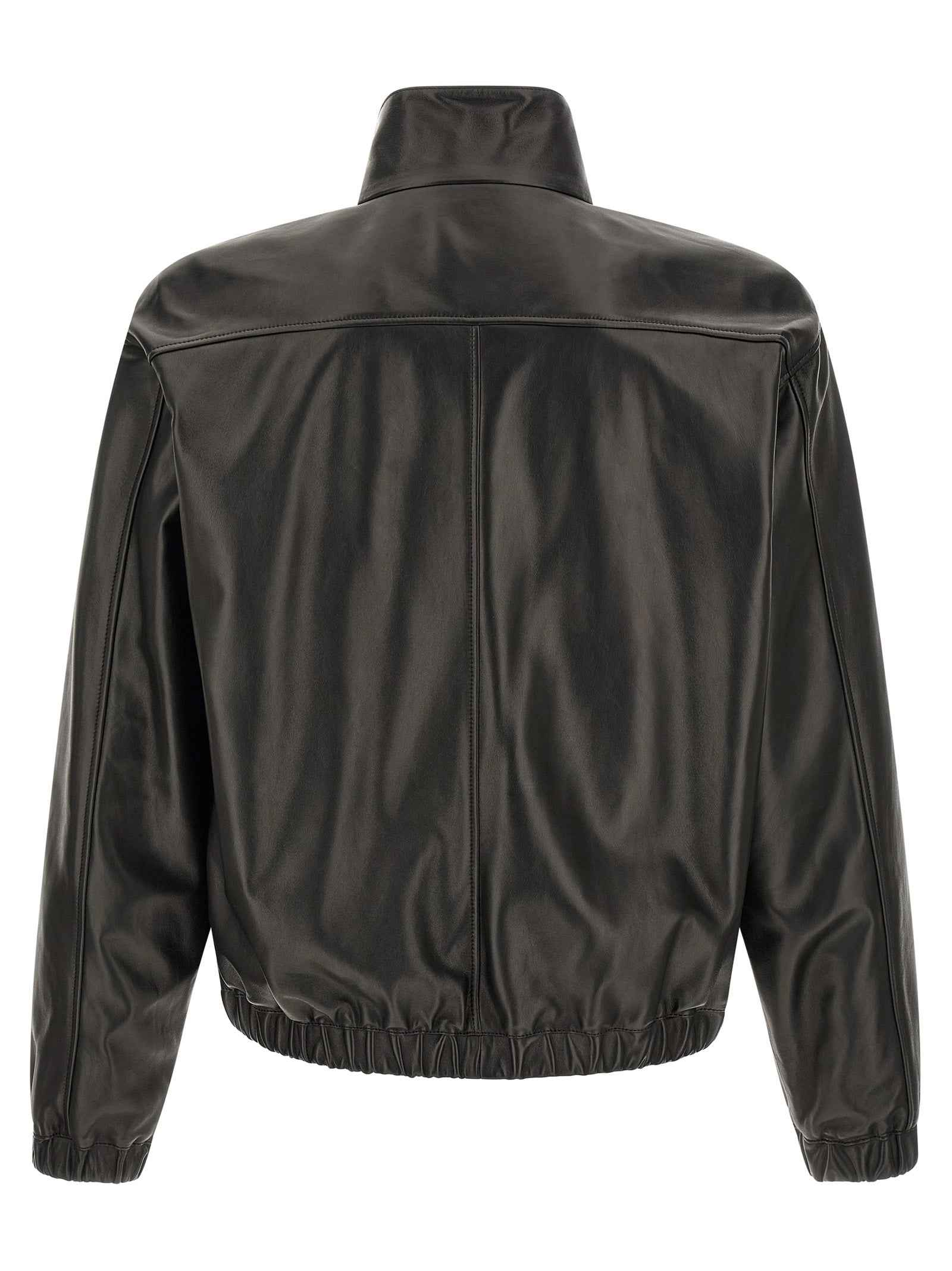 Black Lamb Leather Leather Jacket