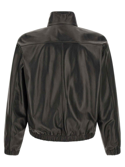 Black Lamb Leather Leather Jacket