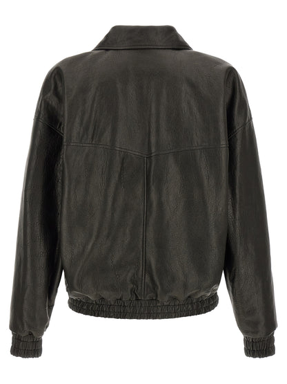 Black Lamb Leather Leather Jacket
