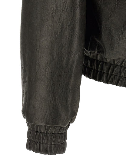 Black Lamb Leather Leather Jacket